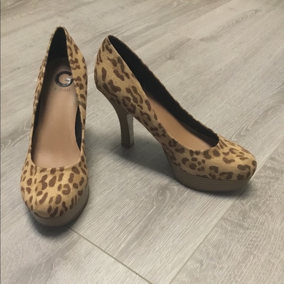 G by Guess Shoes - Guess cheetah print pumps